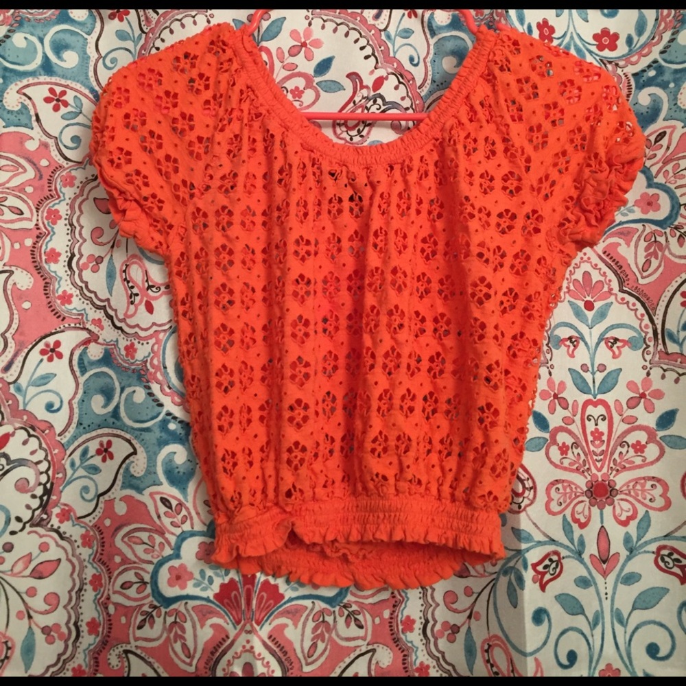 Crop top orange