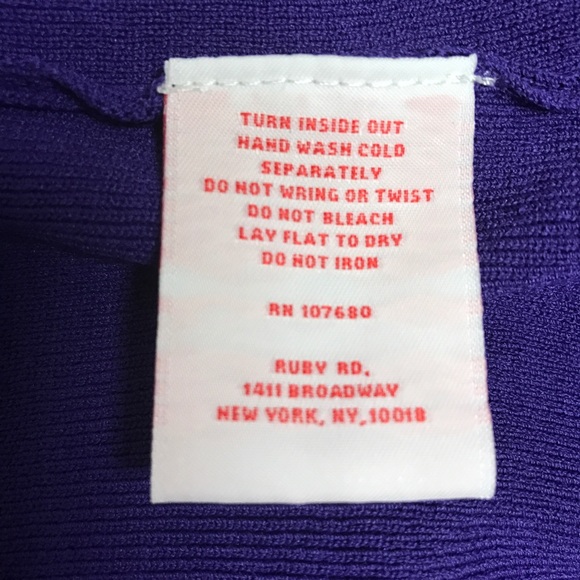 Ruby Rd. Woman Purple Sleeveless Knit Top - Picture 5 of 7