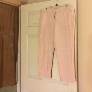 Blush J Crew crop pants. Perfect for summer!