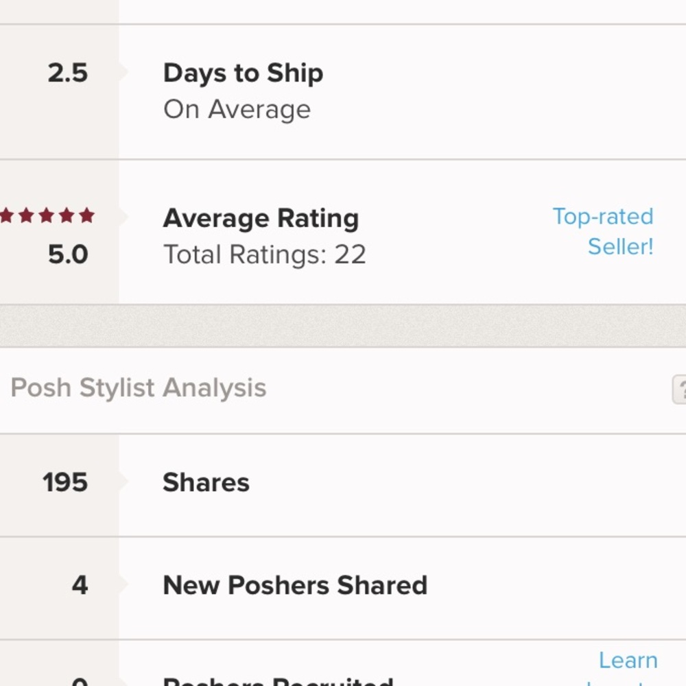 TOP RATED POSHMARK SELLER! ❤