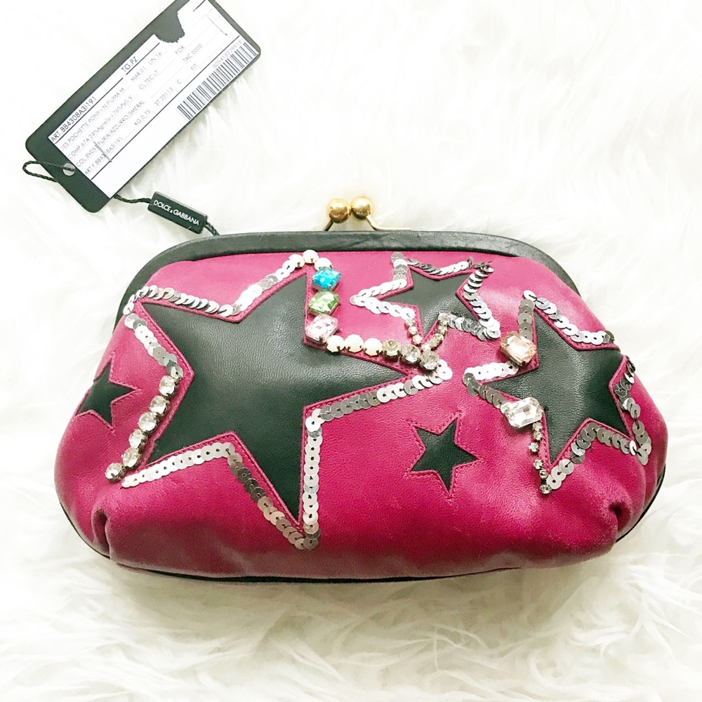 Auth limited edition Dolce&Gabbana clutch $2400 - Picture 2 of 8
