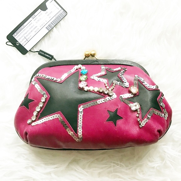 Auth limited edition Dolce&Gabbana clutch $2400 - Picture 2 of 8