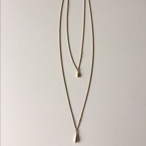 Long layered necklace