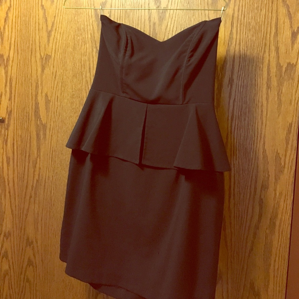 Sexy short black dress