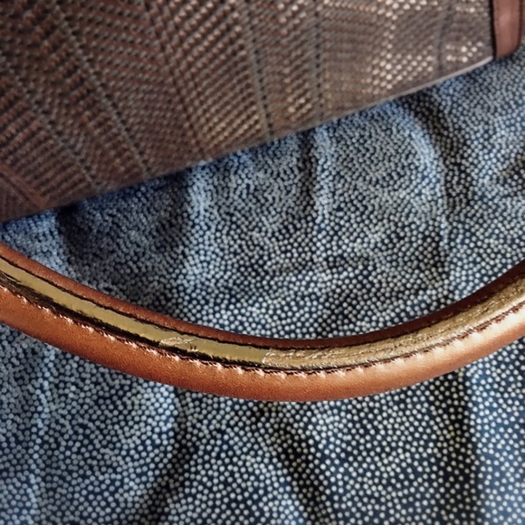 🚩 SOLD Coach Men's Fulton Woven Leather Tote - Picture 8 of 8