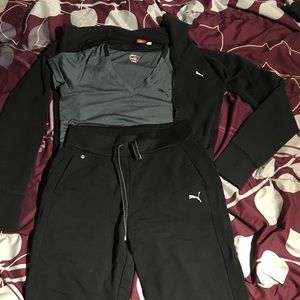 Puma lightweight workout outfit
