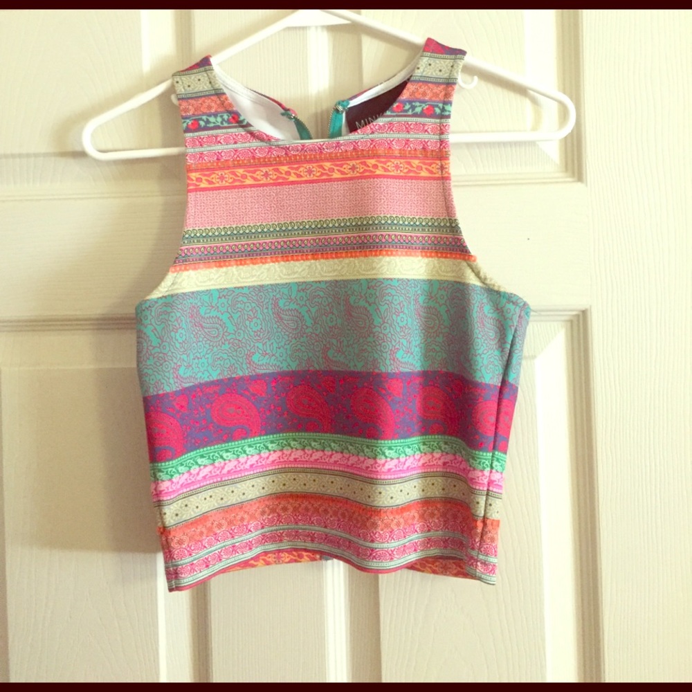 Paisley Crop Top **HOT**