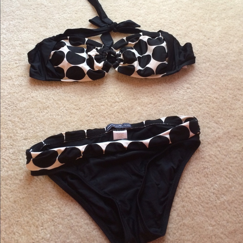 Black & White Swimsuit Set