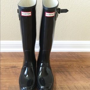 Hunter Black Rain Boots