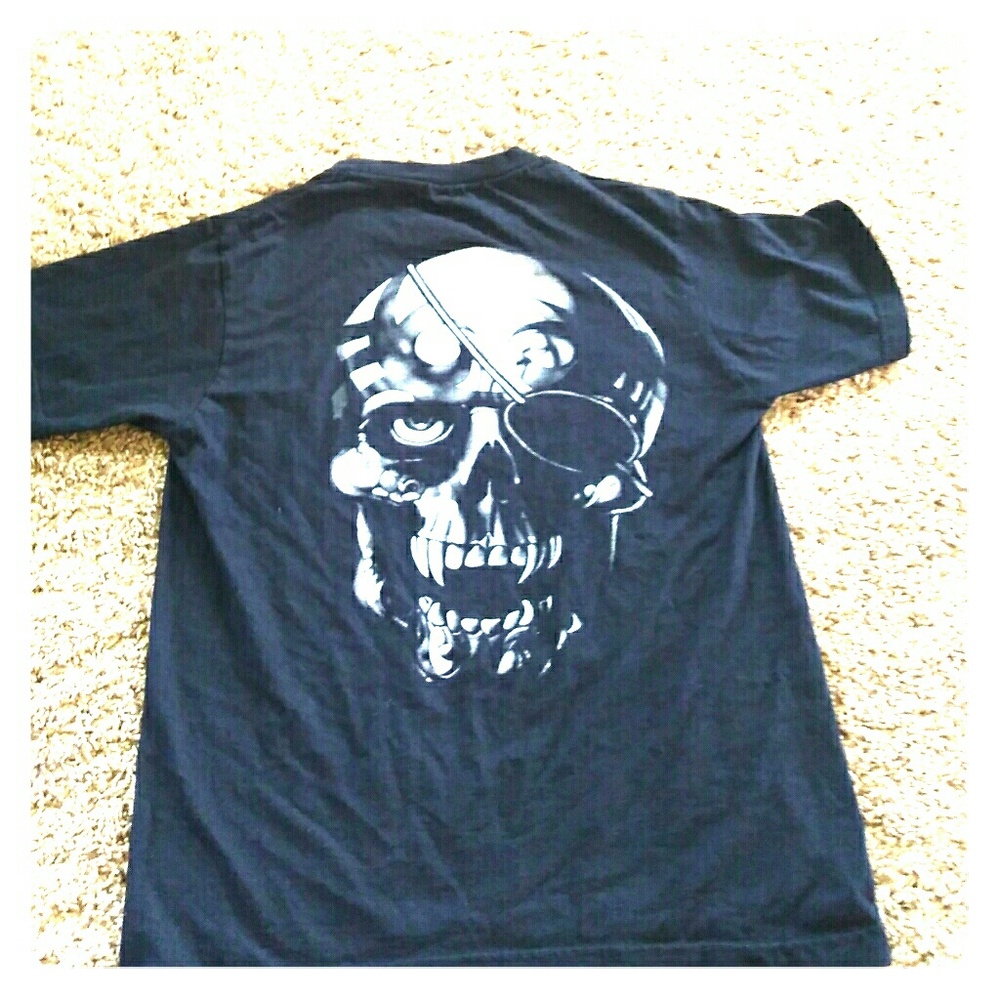 A black Halloween tee