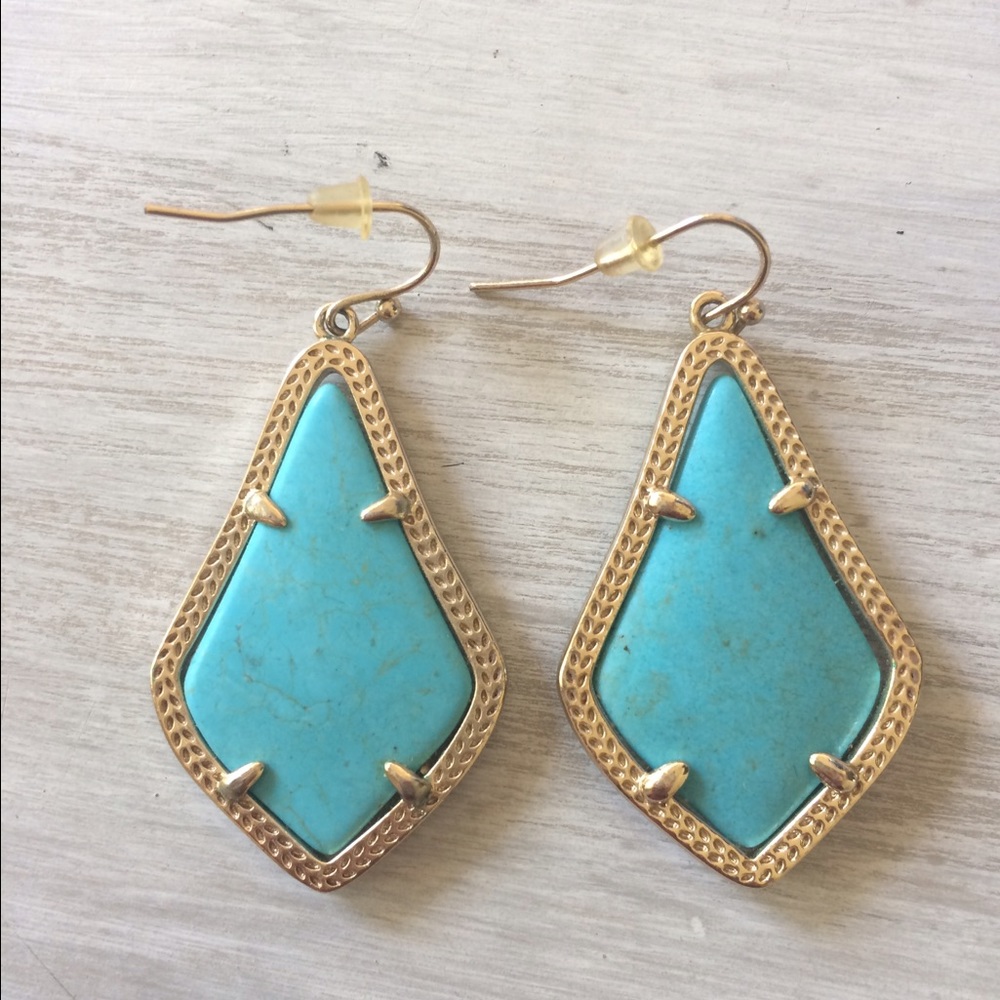 Kendra Scott turquoise earrings