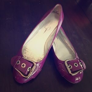 Jessica Simpson Purple Ballet Flats