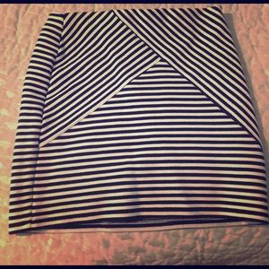 Striped Mini-Skirt