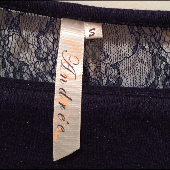 Navy S dress by andrée with keyhole back - Picture 4 of 5