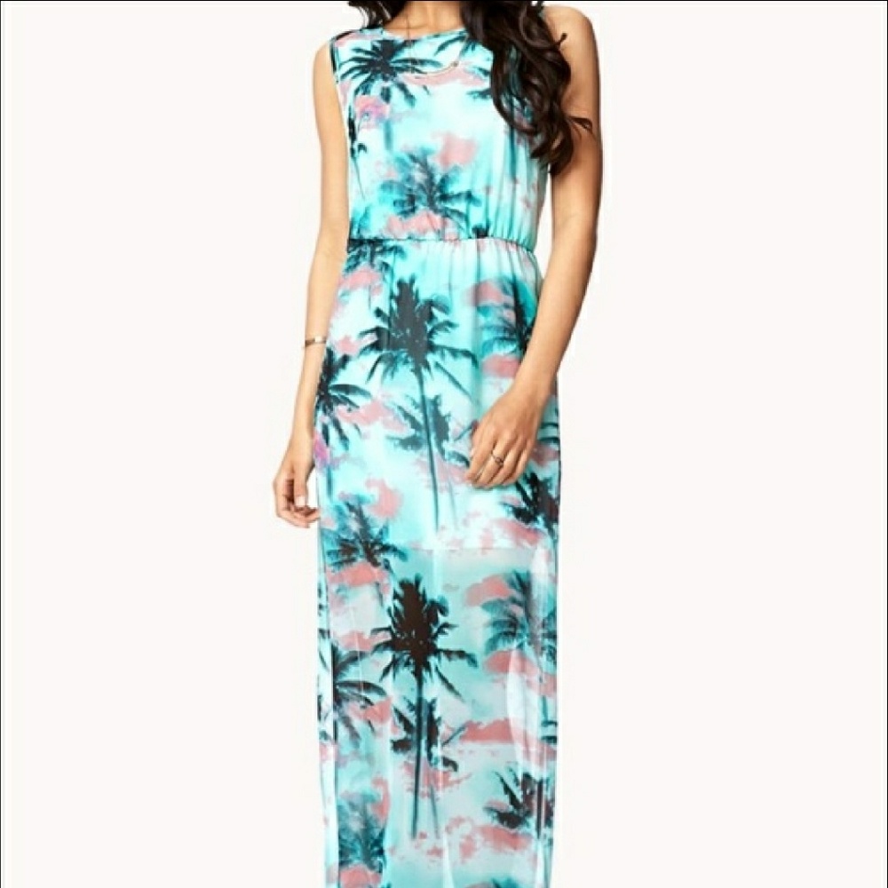 Palm tree dress