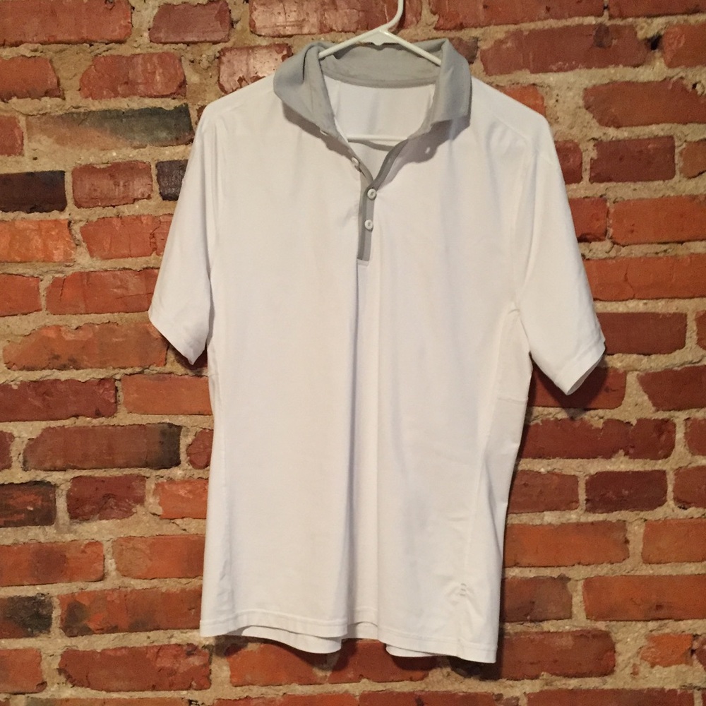 White Lululemon shirt