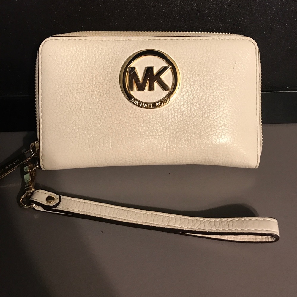 White Michael Kors Clutch.