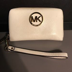 White Michael Kors Clutch.