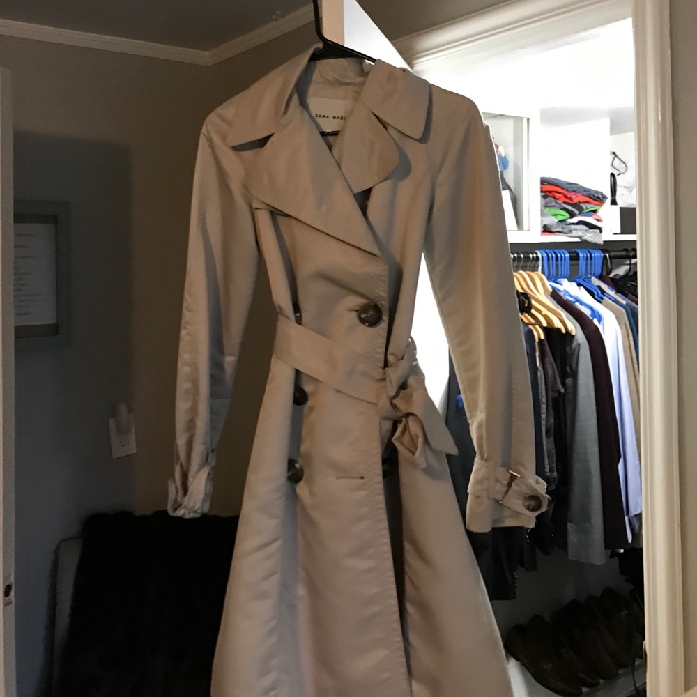 Zara basic raincoat