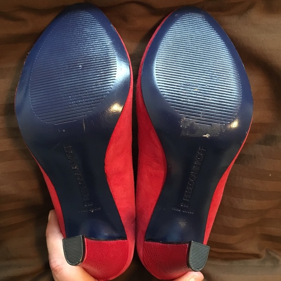 BUNDLED! Rebecca Minkoff Suede Lizard Pumps NWOB - Picture 7 of 7