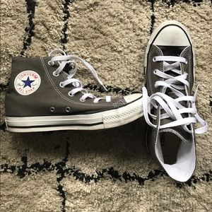 Grey High Top Converse