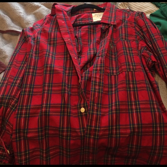 Abercrombie and Fitch Button Down Flannel - Picture 1 of 1