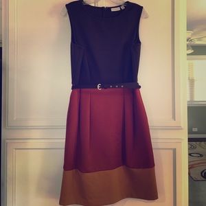 NY&Co fall color block dress 👗