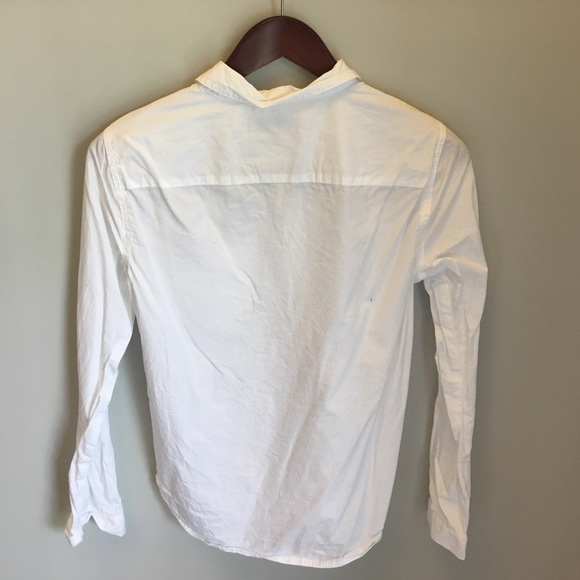 EUC Loft White Button Down Shirt XS - Picture 2 of 4