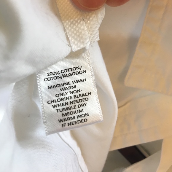 EUC Loft White Button Down Shirt XS - Picture 4 of 4