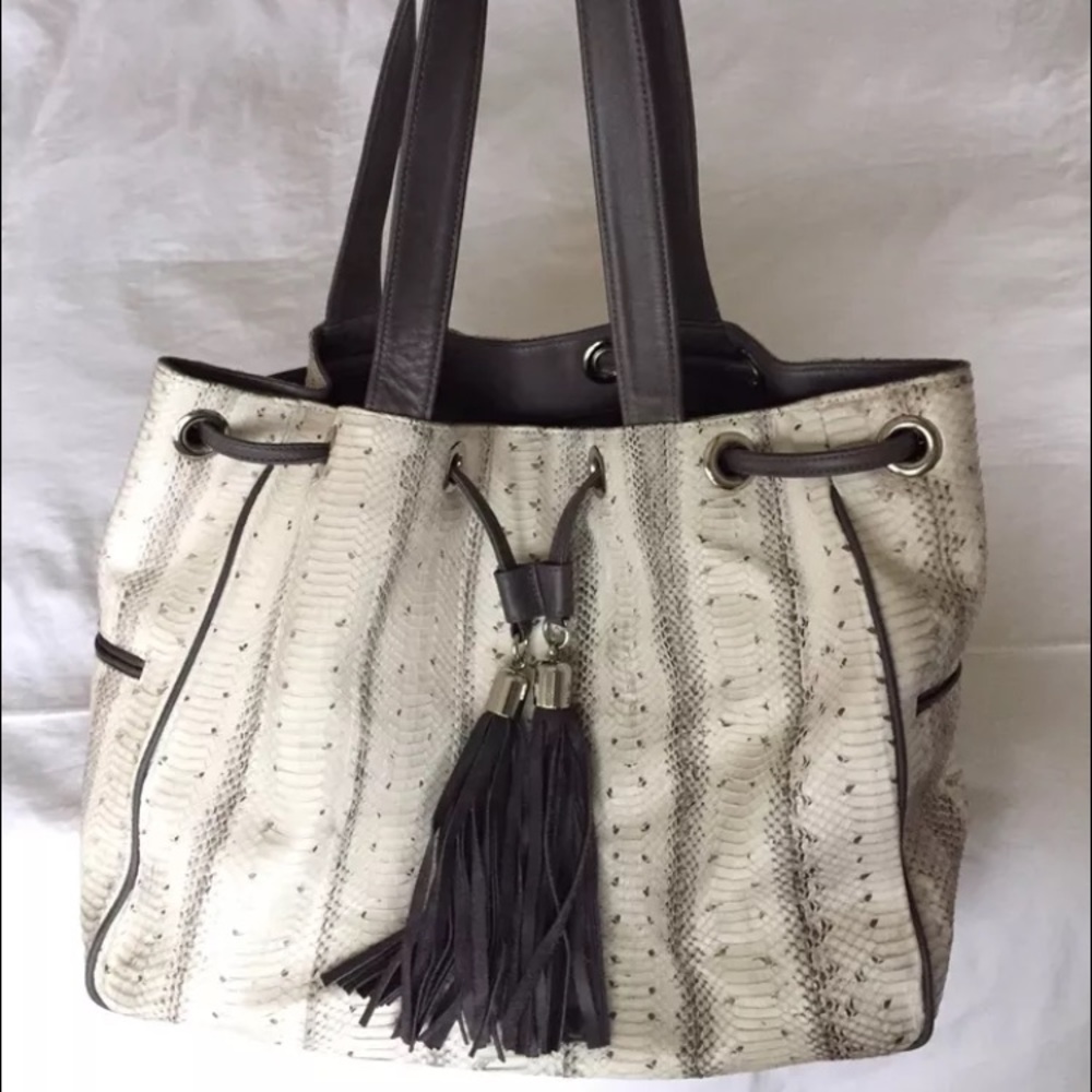 Blu + Baker Snakeskin shoulder bag