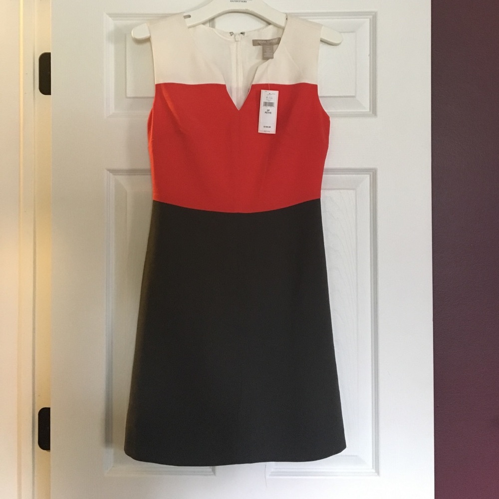 Banana republic color block dress