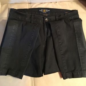 Lucky Brand , Sophia skinny black jeans.