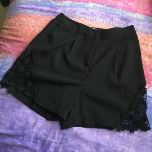 High waist dress shorts