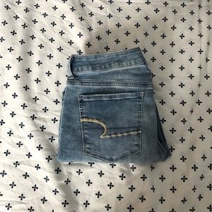 American Eagle Light Wash Straight Leg Jeans
