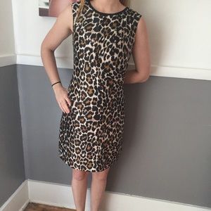 NWOT cheetah print J. Crew dress