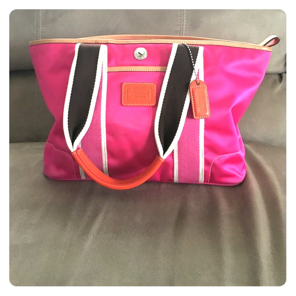 Pink Coach Purse