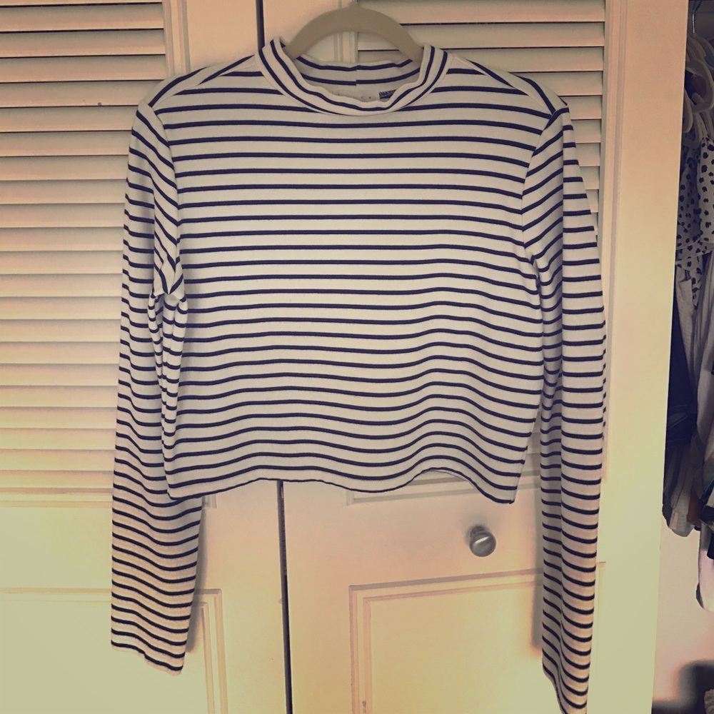 Leith Cropped Long Sleeve Shirt