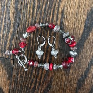 Bracelet and Earring Combo