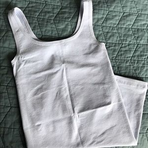 Theory stretch pale blue tank