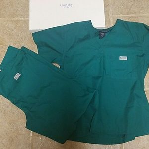 Blue Sky Scrub Set