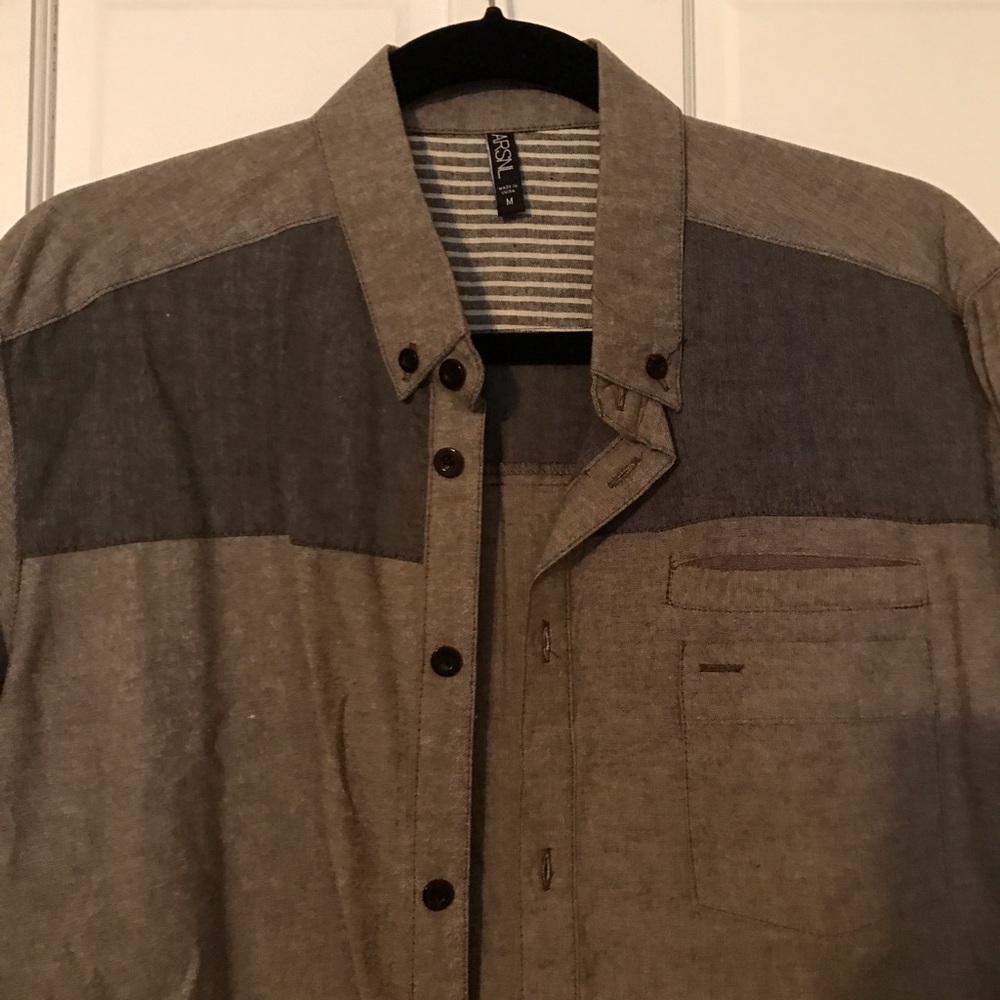 Arsenal button down shirt