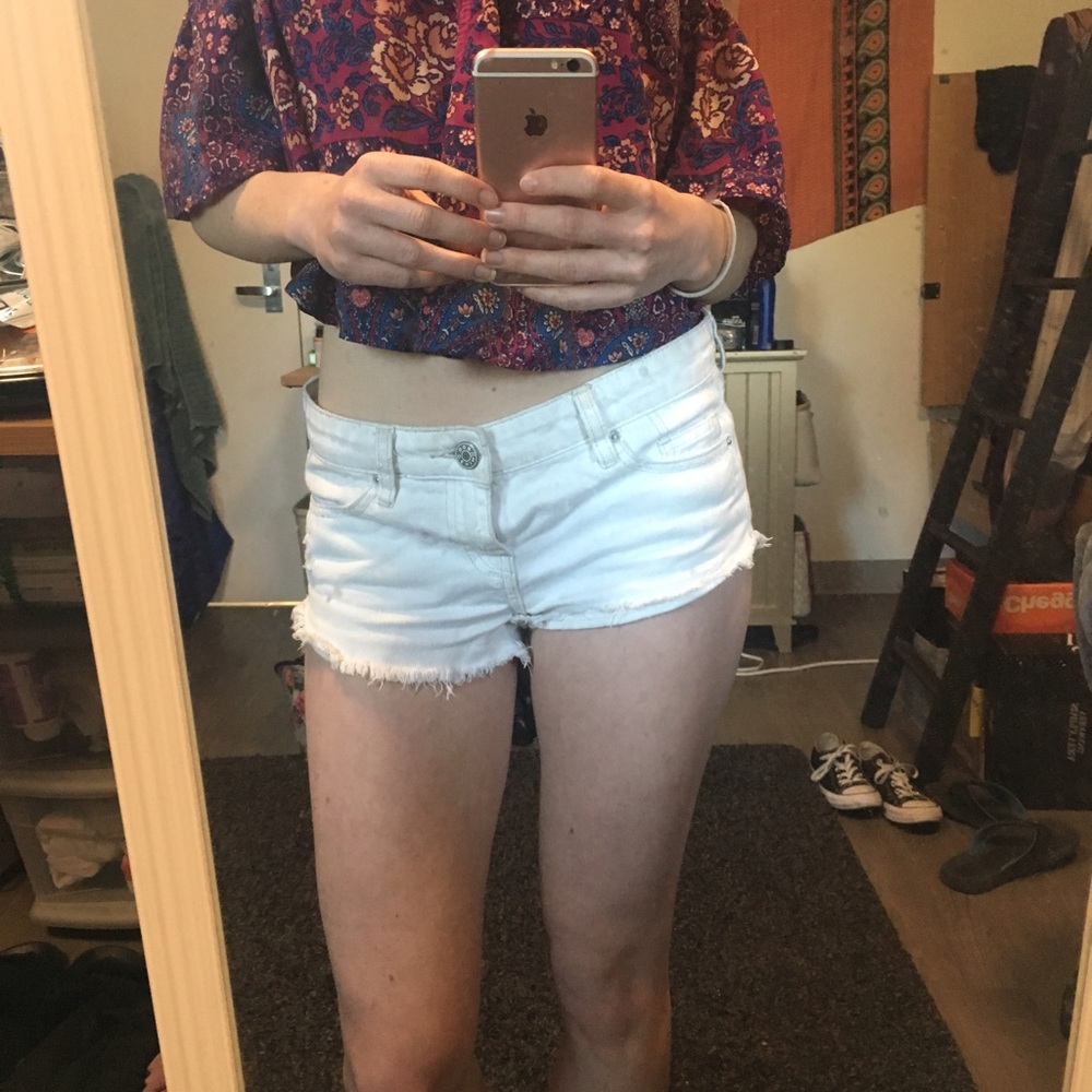 White BDG Shorts
