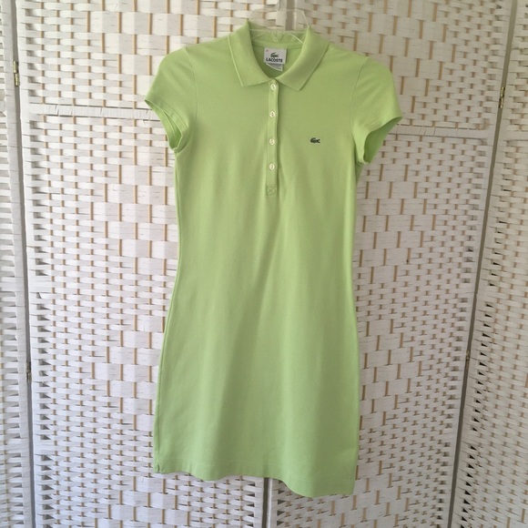 green polo dress