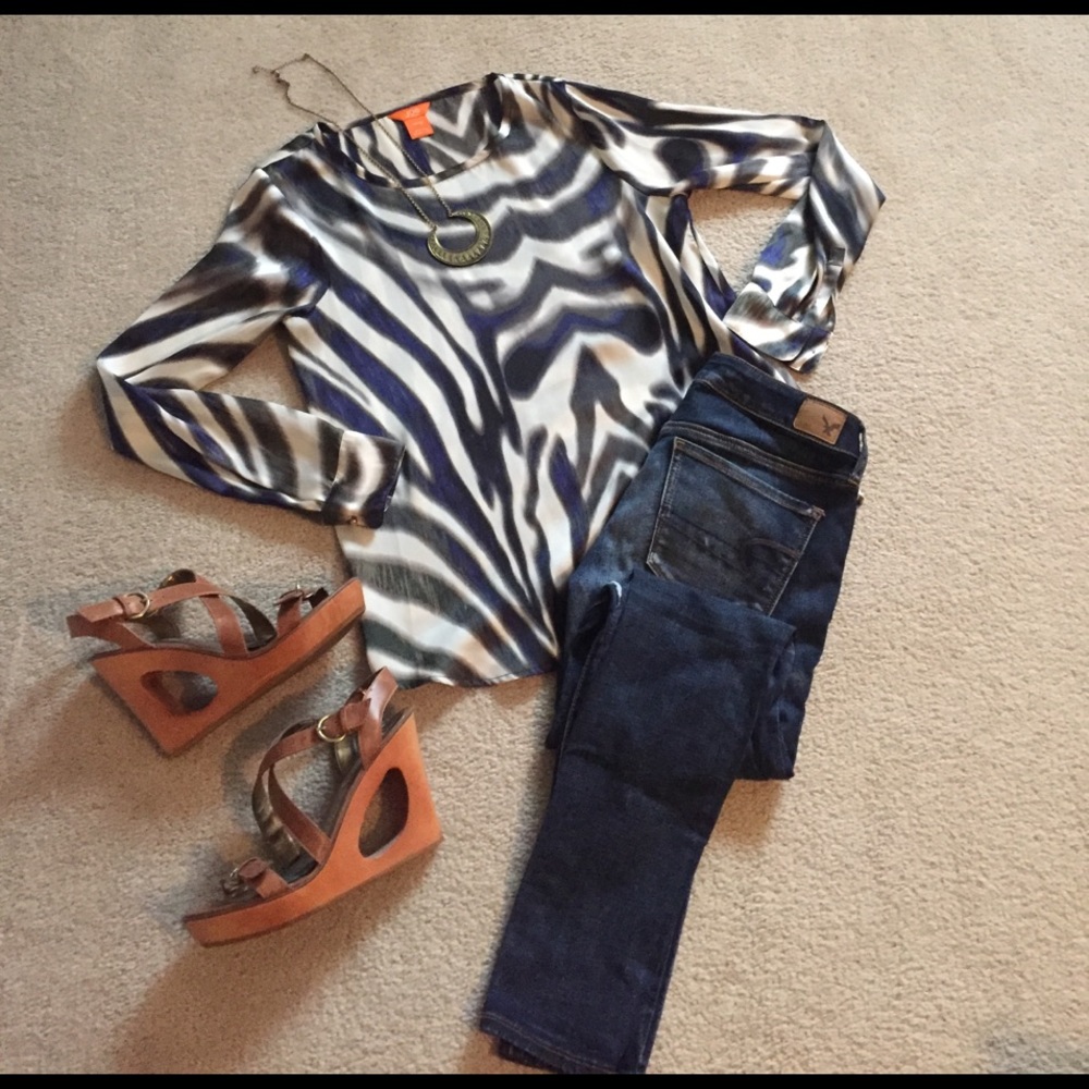 Joe Fresh printed blouse