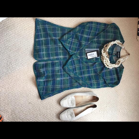 Giorgio Armani Blue/Green Sweater-Jacket - Picture 2 of 5