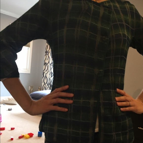 Giorgio Armani Blue/Green Sweater-Jacket - Picture 5 of 5