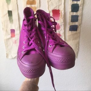 Purple converse