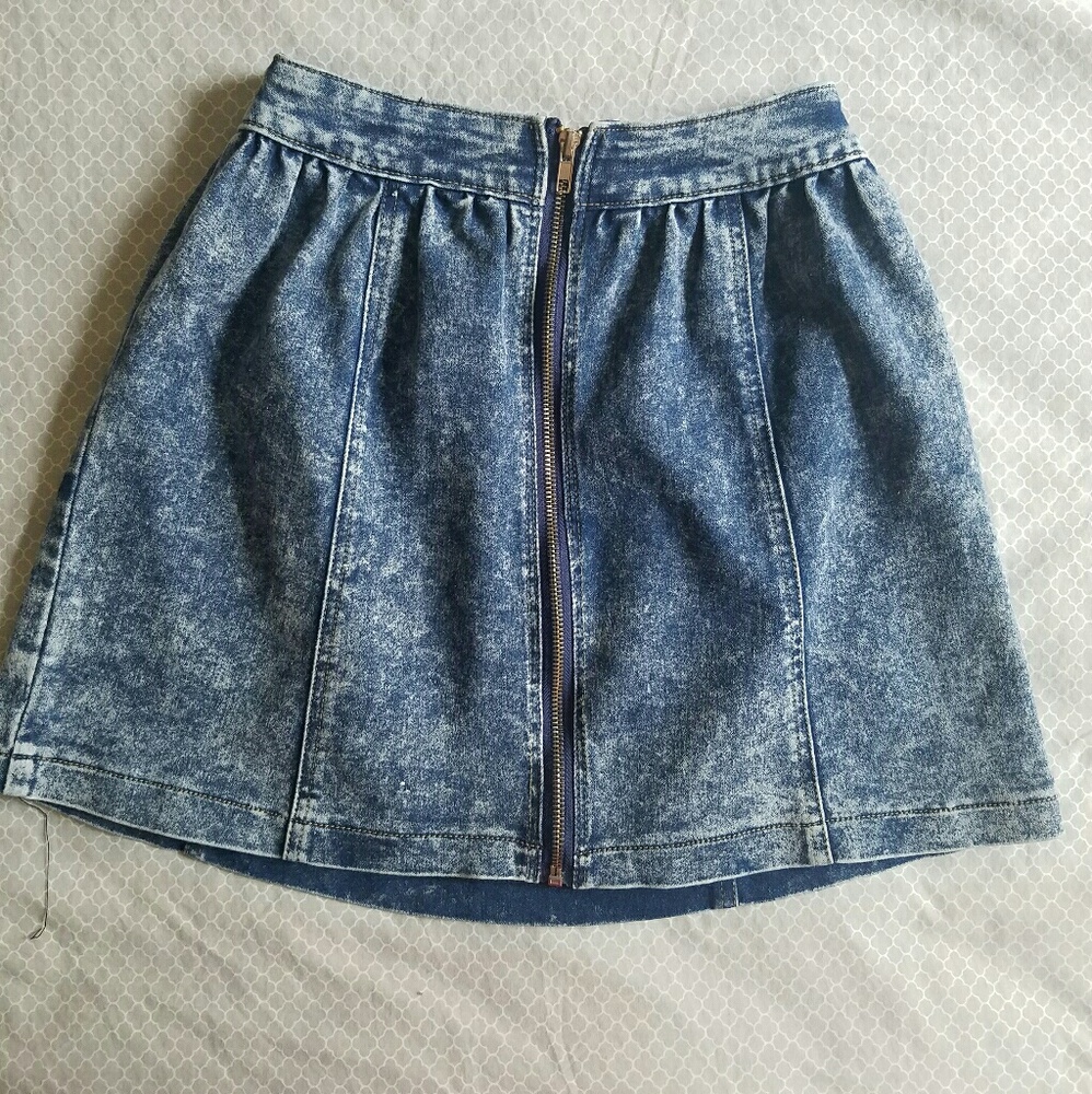 Final sale denim mini skirt