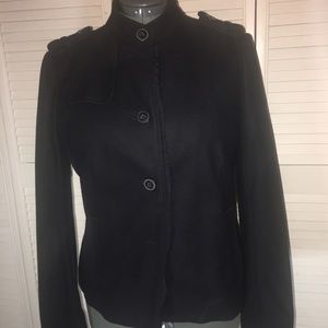 Dark Blue Wool Jacket