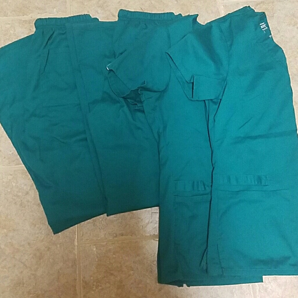 2 sets of Cherokee Work wear Flex Scrubs